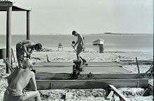 Officers Yatch Club foundations. Dubai Creek 1969 10 Sqn RE